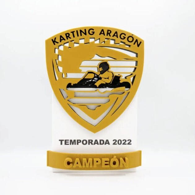 Trofeo Personalizado en 3D - Mediano