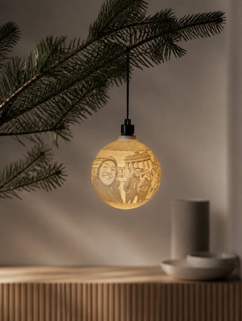 Bola de Navidad personalizada impresa en 3D