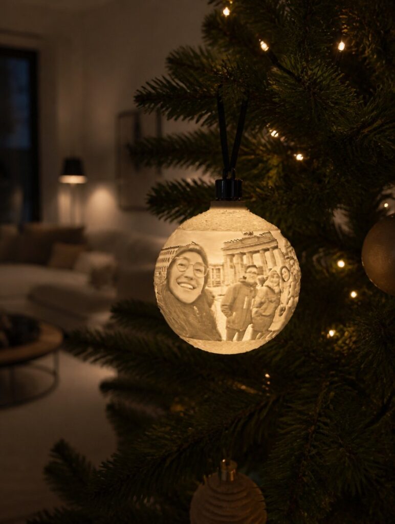 Bola de Navidad personalizada impresa en 3D