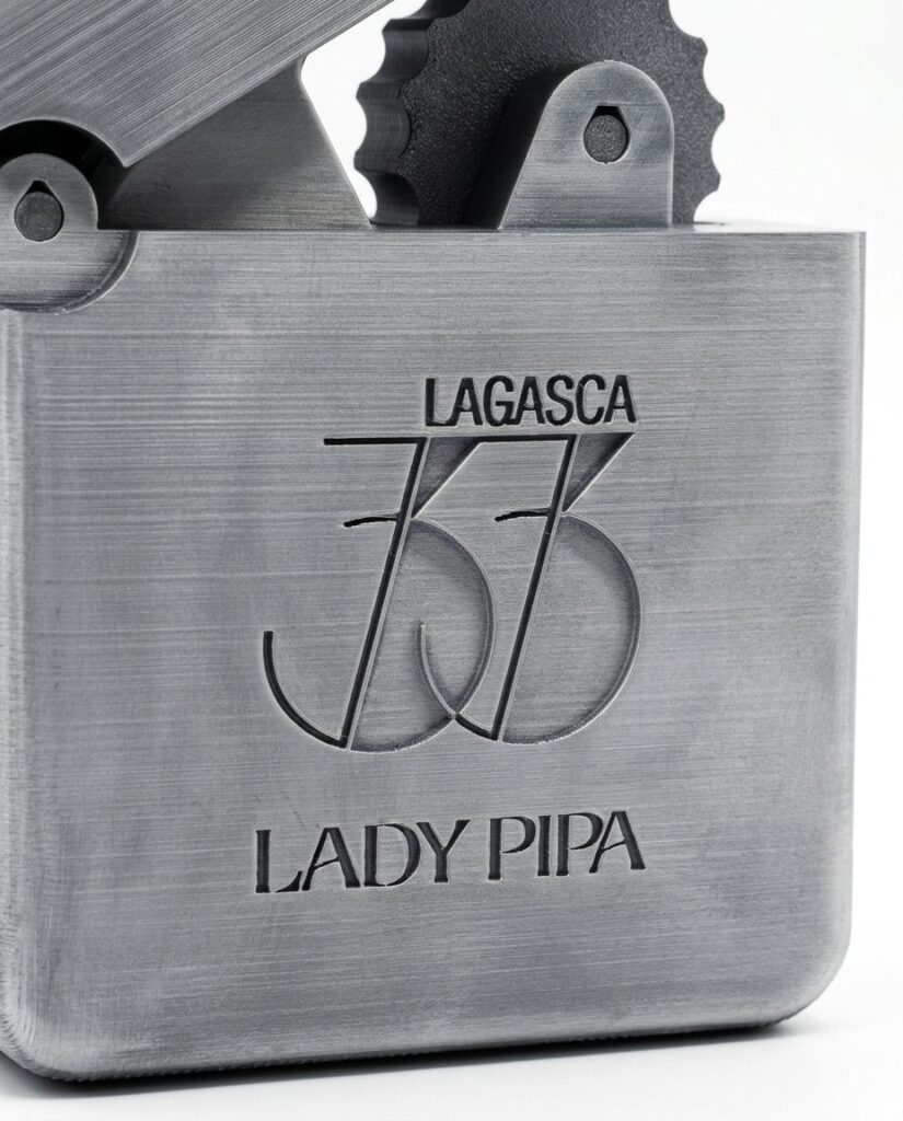 Decoración impresa en 3D para la tienda Lady Pipa en Lagasca 55