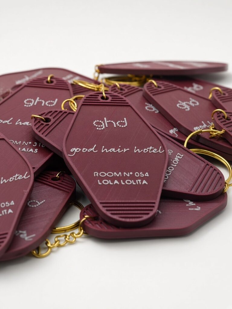Llaveros de habitación de ghd «good hair hotel»