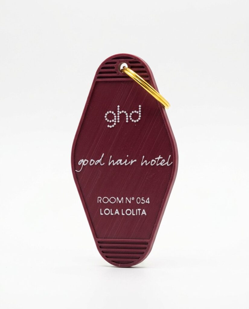 Llaveros de habitación de ghd «good hair hotel»