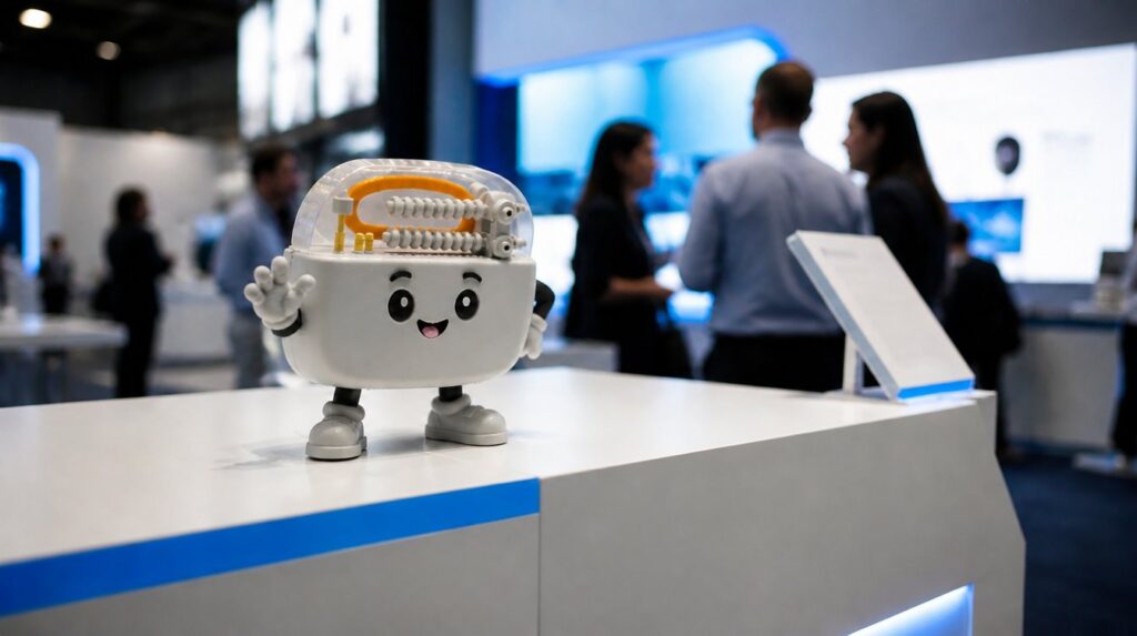 Mascota de marca impresa en 3D