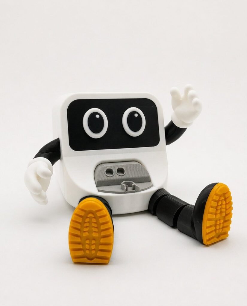 Mascota de marca impresa en 3D