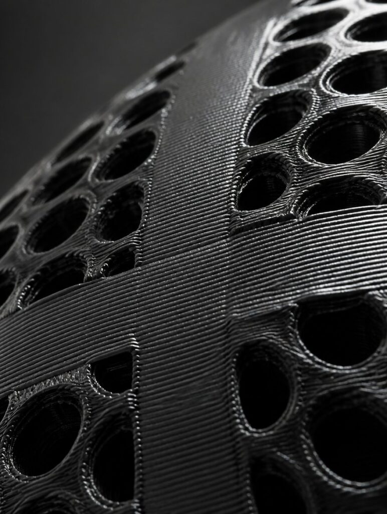 Balón de baloncesto calado impreso en 3D