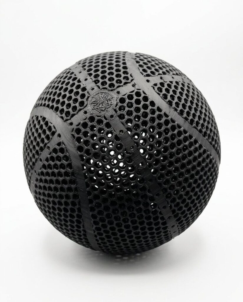 Balón de baloncesto calado impreso en 3D